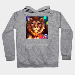 Cute Lion Drawing Hoodie